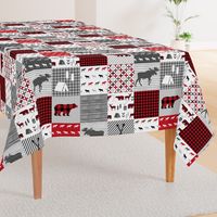 buffalo plaid cheater quilt buffalo quilt moose bear cabin camping buffalo check stripes 