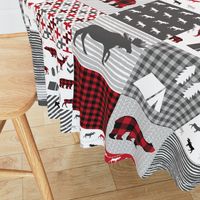 buffalo plaid cheater quilt buffalo quilt moose bear cabin camping buffalo check stripes 