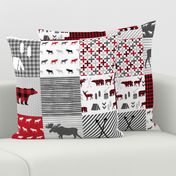 buffalo plaid cheater quilt buffalo quilt moose bear cabin camping buffalo check stripes 