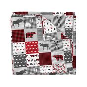 buffalo plaid cheater quilt buffalo quilt moose bear cabin camping buffalo check stripes 