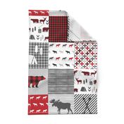 buffalo plaid cheater quilt buffalo quilt moose bear cabin camping buffalo check stripes 