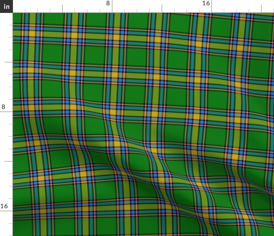 Alberta Province official tartan, 3"