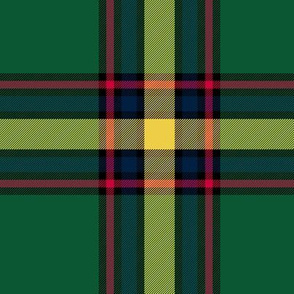 Alberta Province tartan, 6" dark