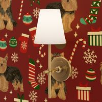 yorkie christmas dog fabric christmas dogs fabric yorkshire terrier dogs