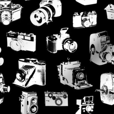 Vintage Cameras - Black