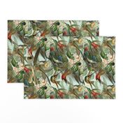 Vintage Hummingbirds (Small/Rotated)