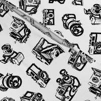 Stylized Vintage Cameras