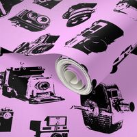 Vintage Cameras - Pink