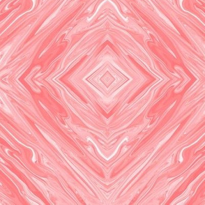 LPC -  Liquid Pink Coral Pastel Diamonds on Point, small