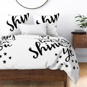 2 yard minky - Look at the stars blanket