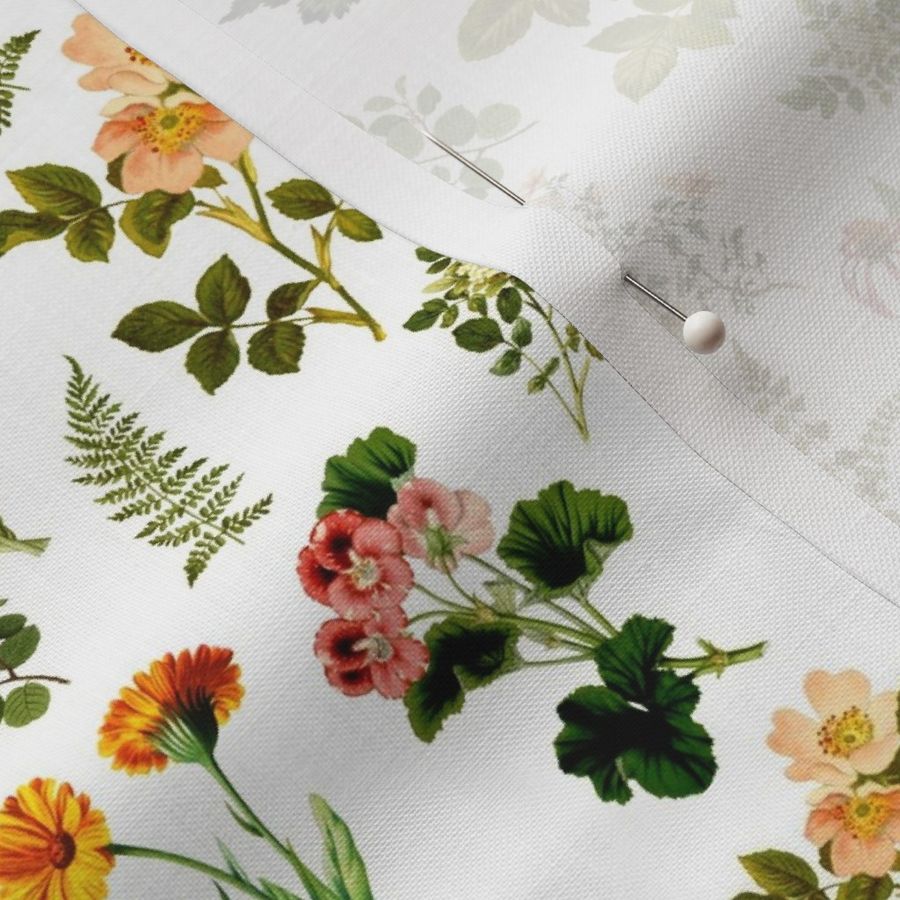 Lil Botanical Garden Fabric | Spoonflower