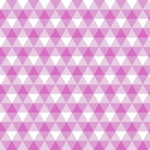butterfly pink triangle gingham