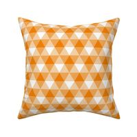 butterfly orange triangle gingham