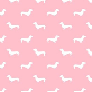 blossom dachshund silhouette fabric doxie design dachshunds fabric 