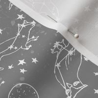 constellations // medium grey animal constellation fabric best andrea lauren fabric