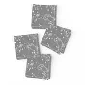 constellations // medium grey animal constellation fabric best andrea lauren fabric