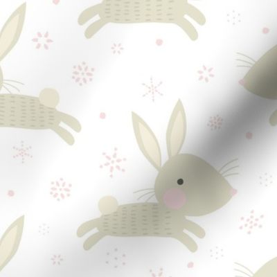 Bunnies Snow Day // by petite_circus