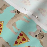 french bulldog pizza fabric fawn frenchie pizzas frenchie dog