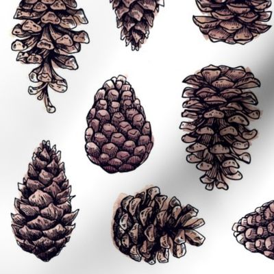 Pinecones Wrapping Paper