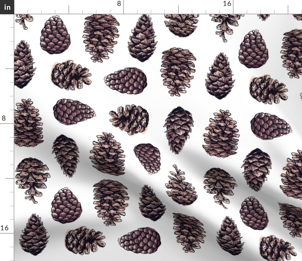 Pinecones Wrapping Paper