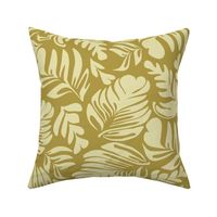 Tropical Leaves Beige