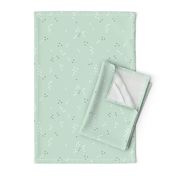 Romantic love and cupid xoxo valentine print mint