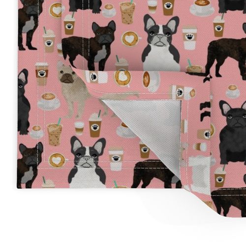 french bulldogs coffee cute frenchies fabric best french bulldog designs