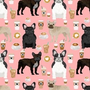 french bulldogs coffee cute frenchies fabric best french bulldog designs