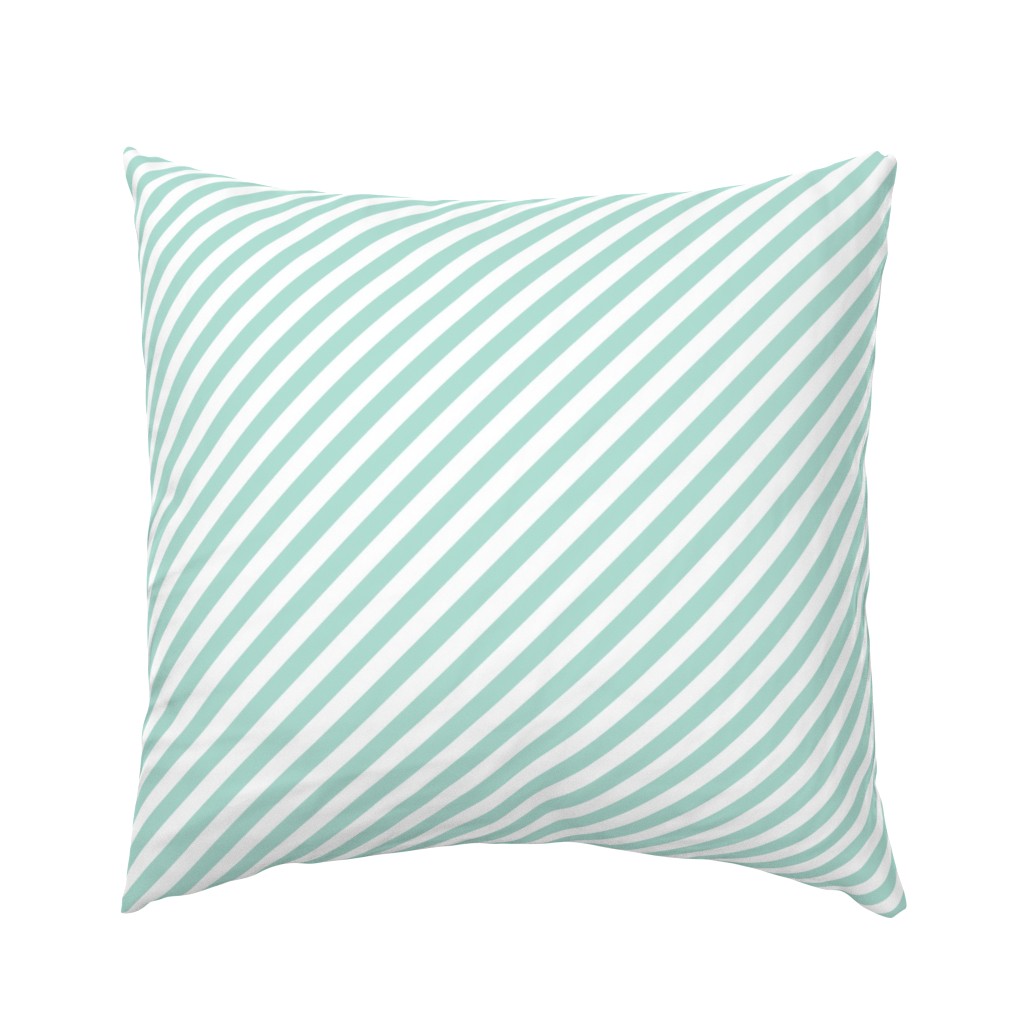 aqua diagonal stripes