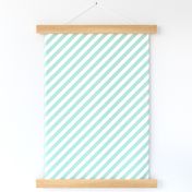 aqua diagonal stripes