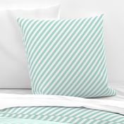 aqua diagonal stripes