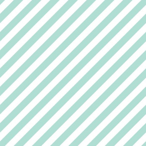 aqua diagonal stripes