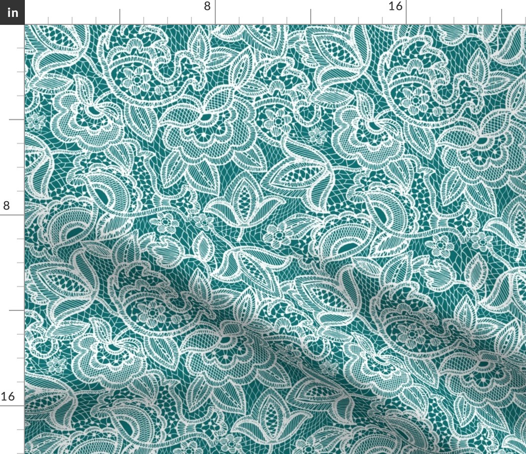lace // pantone 126-15 Fabric | Spoonflower