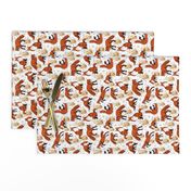 red_fox_snow_day_dish_towel