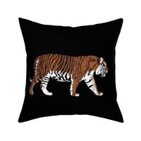 Teak Tiger Walking for Pillow