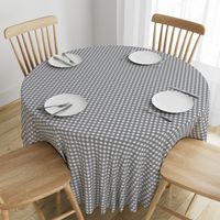 Traditional Classic Check Gingham || White and Gray grey Neutral Home Decor Tartan _ Miss Chiff designs