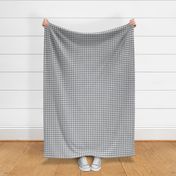 Traditional Classic Check Gingham || White and Gray grey Neutral Home Decor Tartan _ Miss Chiff designs