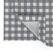 Traditional Classic Check Gingham || White and Gray grey Neutral Home Decor Tartan _ Miss Chiff designs
