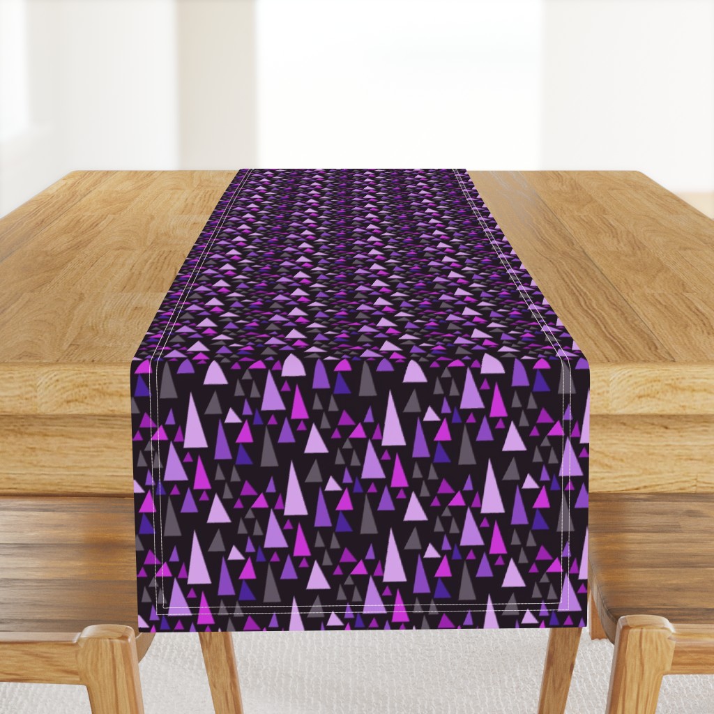 Christmas Tree Giftwrap Purple