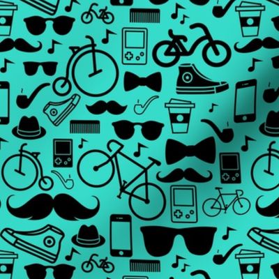 hipster_teal feat. moustache fixie latte kicks 