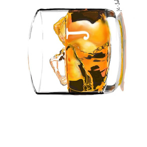 On the Rocks monogram J