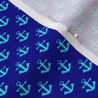 Blue Anchors on Navy- small