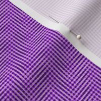 glitchy mad purple gingham