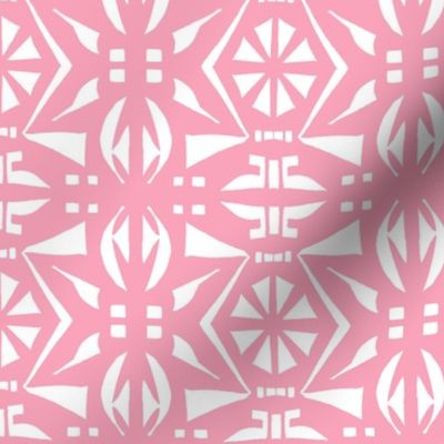 DECO  PARTY PRINT Pink and White