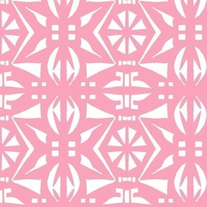 DECO  PARTY PRINT Pink and White