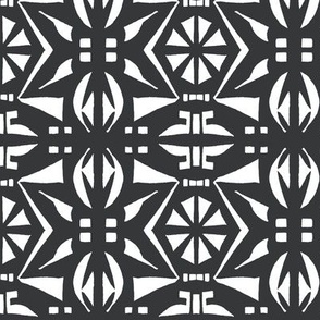 DECO PARTY PRINT Black and White 