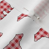 Red Gingham Bears // Sylvan Shoppe Collection