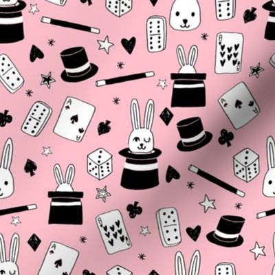 magic show // pink magic fabric magician kids baby design cute novelty design by andrea lauren