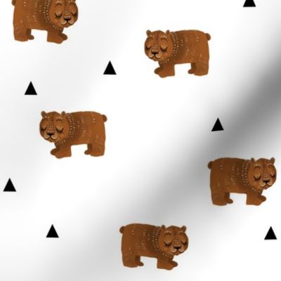 Sleepy Bears + Triangles