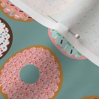 donuts grey blue